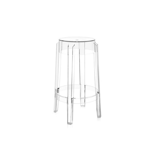 Kartell Kartell Charles Ghost hoge kruk