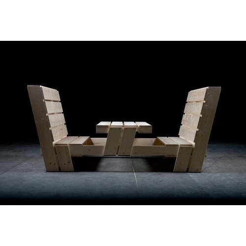 COwerk COwerk Crate houten bank COwerk COwerk Crate houten bank