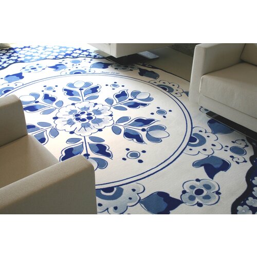 Donkersloot Donkersloot Delfsblauw karpet | vloerkleed