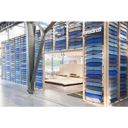 Kvadrat Kvadrat Melange Nap gordijnstof