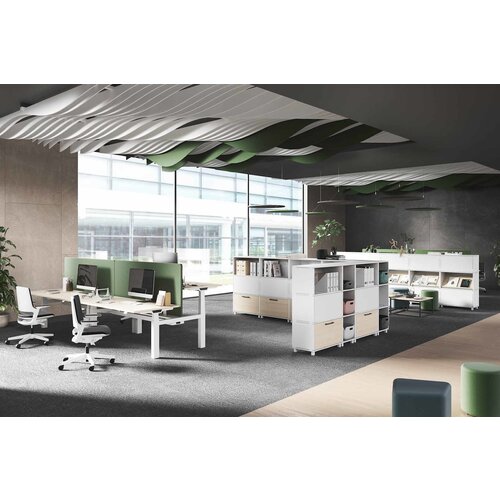 Palmberg Palmberg Crew T zit sta werkplek