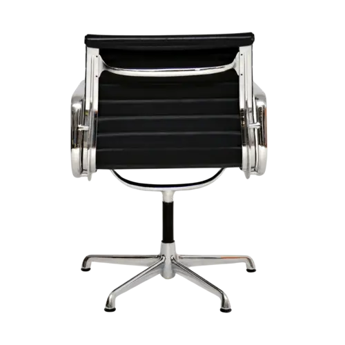 Vitra Refurbished Vitra EA 108 Aluminium Leather Chair Vitra Refurbished Vitra EA 108 Aluminium Leather Chair