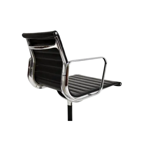 Vitra Refurbished Vitra EA 108 Aluminium Leather Chair Vitra Refurbished Vitra EA 108 Aluminium Leather Chair