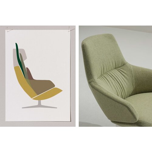 Arper Arper Aston Club Low Back fauteuil Arper Arper Aston Club Low Back fauteuil