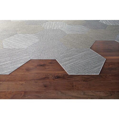 Shaw Shaw Hexagon Plane tapijttegel 5T 054 Shaw Shaw Hexagon Plane tapijttegel 5T 054