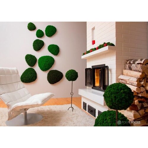 Draumr Draumr Polarmoss Island akoestische groene wand Draumr Draumr Polarmoss Island akoestische groene wand