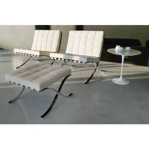 Knoll International Knoll International Barcelona Chair poef Knoll International Knoll International Barcelona Chair poef