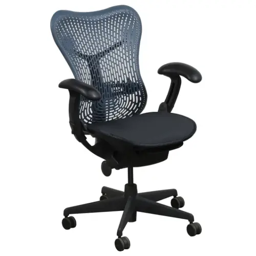 Refurbished Herman Miller Mirra 1 (Blue Fog) Full Options